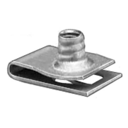 Auveco EXTRUDED U NUT M4.2-1.41 SCREW SIZE, 50PK 20339